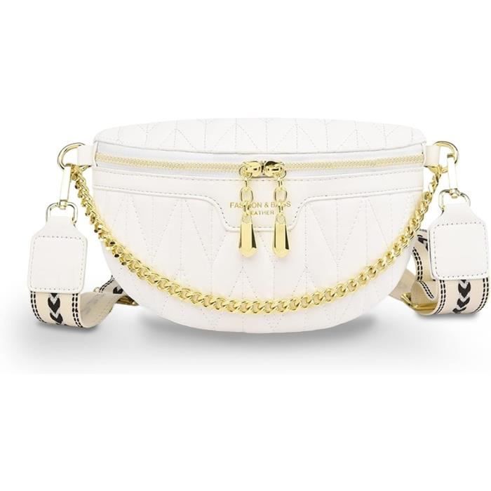 Mini Sac Bandoulière PU Cuir Femme – Porte-Monnaie Chic Avec Chaîne, Pochette Téléphone Portable Noir Élégant