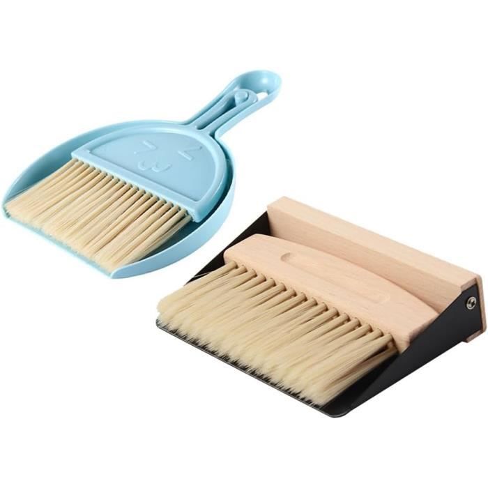 Mini Balayette Et Pelle à Poussière Suspendues – Lot De 2, Vert – Compact Et Léger Pour Jardin, Maison, Atelier - 1