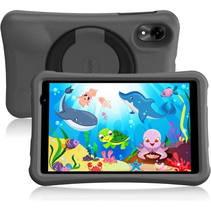 Ziovo Tablette pour Enfants 10 Pouces Android 14, Octa-Core, 20GB 128 Go (TF 1 To), Antichoc, WiFi 2.4G 5G, Contrôle Parental, Déverrouillé (Bleu Ziovo Tablette pour Enfants 10 Pouces Android 14, Octa-Core, 20GB 128 Go (TF 1 To), Antichoc, WiFi 2.4G 5G, Contrôle Parental, Déverrouillé (Bleu