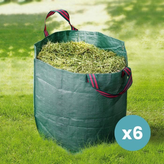 Lot De 2 Sac Jardin Dechets Verts 250L, Sacs De Déchets Jardin