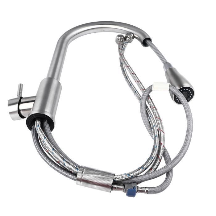 Neuf – Robinet De Cuisine Extractible Rozin – Inox Brossé – Capteur Tactile – Économie D'eau