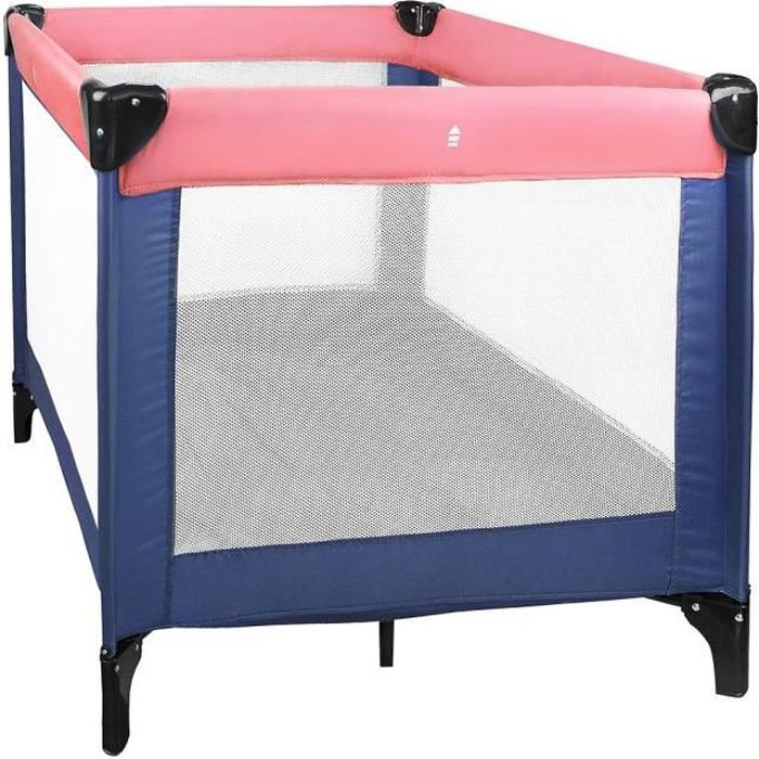 Parc Pour Enfants Lit Pliable De Voyage Standard Ce 93 X 93 X 76 Cm Rose Bleu Charge Maximale 25 Kg Cdiscount Puericulture Eveil Bebe