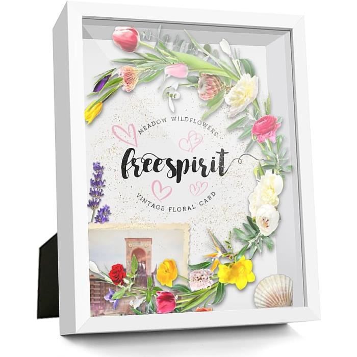 Cadre Photo 3D 20 x 25 cm, Cadre 3D Profond Avec Vitre pour Objet ...