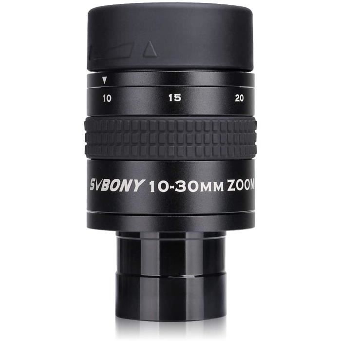 Svbony SV170 Télescope Oculaire 1.25in Oculaire 10mm-30mm Distance Focale FMC 5 Elements Structure Oculaire Zoom pour Télescope
