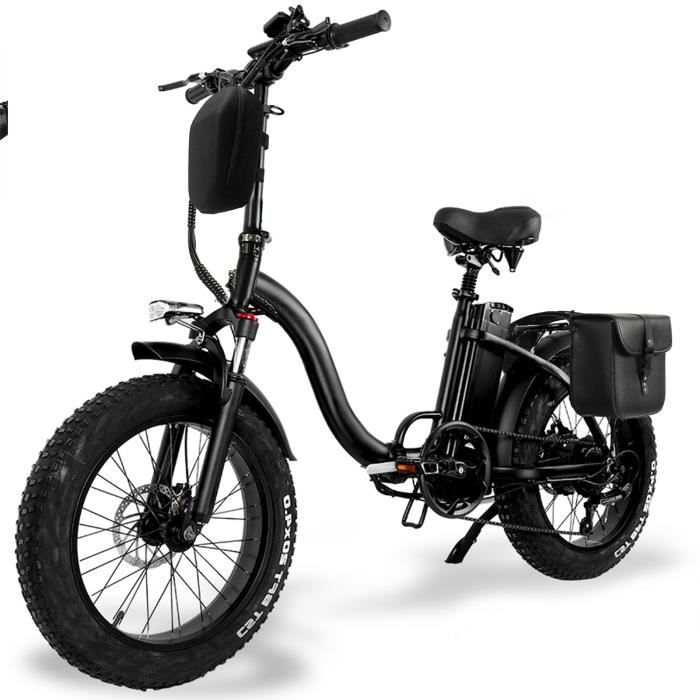 Vélo électrique TODIMART Y20 - Fatbike électrique - 750W - 48V 15Ah - 50-110 km - Pneus CST 20*4.0