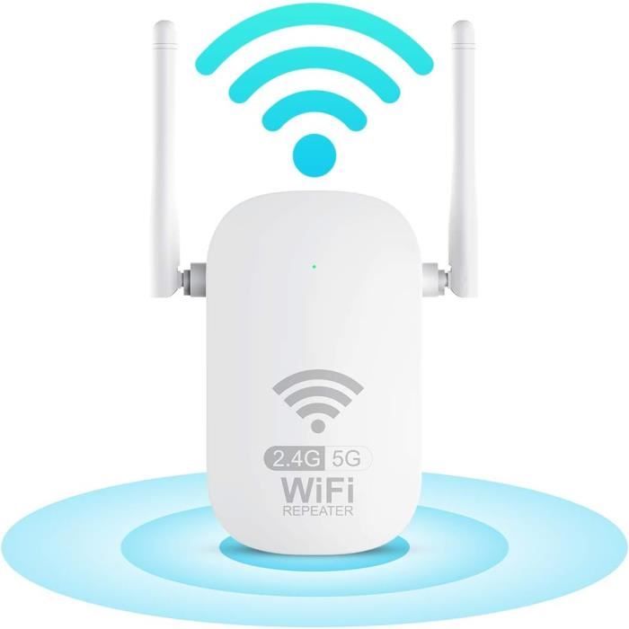 Répéteur WiFi Puissant Amplificateur WiFi Puissant 300Mbps 2.4GHz