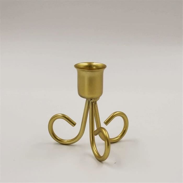 3 Pièces Porte Chandeliers Noirs Porte Bougies Coniques Porte Bougie Pour Table À Manger