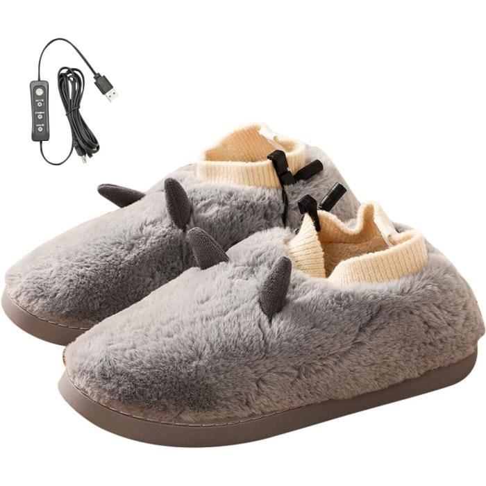 Chaussons d'hiver BAWAL pour femmes doublés de laine velours - Bourgogne - Tailles 36-41 Bourgogne - Chaussures