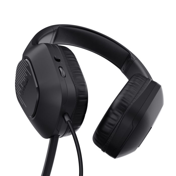 Trust Gaming GXT 415 Zirox Casque Gamer Filaire Léger pour PC, Xbox, PS4, PS5, Switch, Jack 3.5 mm, avec Micro - Noir