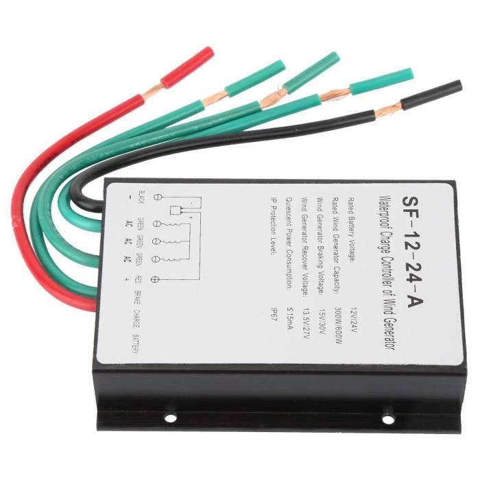 Régulateur De Charge Pour éolienne – 12/24V, 300W/600W, étanche – Adapté Générique