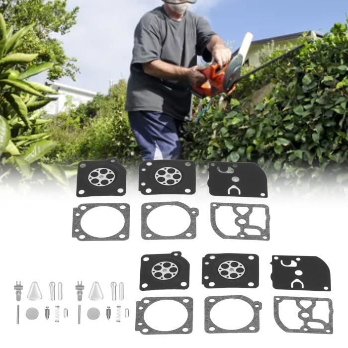 Kit De Réparation Carburateur Zama MS200/MS200T - 2 Jeux Complets De Joints Et Membranes