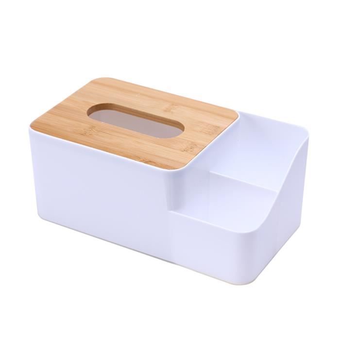 Bambou Couverture En Bois Plastique Boite De Mouchoirs Papier