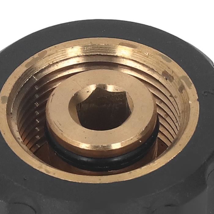 GIONAR Adaptateur M22 à Connexion Rapide Et Adaptateur De Nettoyeur Haute Pression Avec Noyau En Métal Massif, Connecteur De Tuyau D'extension Et Adaptateur De Tuyau à Connexion Rapide Pour Karcher