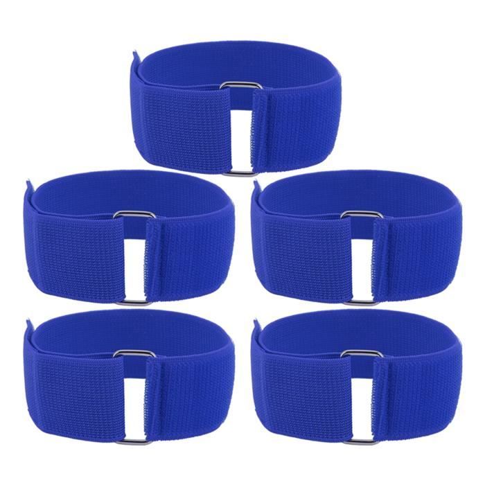 Lot De 8 Bandes élastiques JNAWA – 5x50cm, 3 Pattes Colorées, Pour Jeux De Relais, Course Et Animations