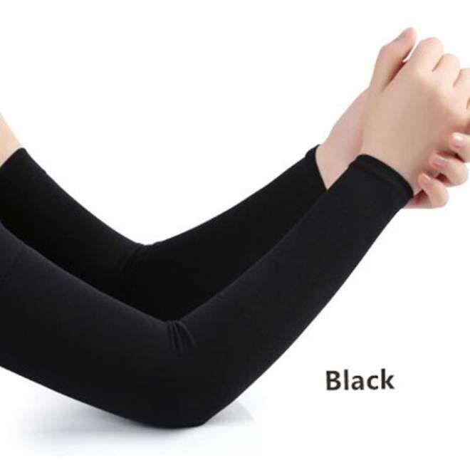 Lot De 5 Paires De Manchons Rafraîchissants Pour Bras - Fibre De Lait, Protection Solaire, Pour Vélo, Course, Sport D'Été