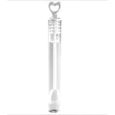 24 tubes forme coeur à bulles de savon spécial mariage - Dimension : 10,5 cm-1