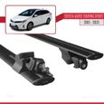 Compatible avec Toyota Auris Touring Sport 2013-2023 HOOK Barres de Toit Railing Porte-Bagages de voiture Avec verr. Alu NOIR-1