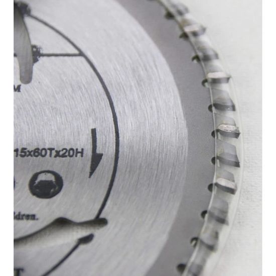 Lame TCT pour scie circulaire à bois Saxton TCT 19080T 190 x 30 mm avec
