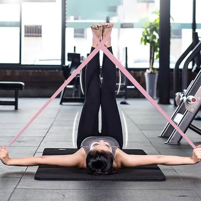 Kit Complet D'anneaux Pilates – Anneau, Ballon De Tube, Ceinture D'étirement, Bande De Résistance, Anneau De Yoga – Pour Tonifier Bras, Jambes Et Gainage