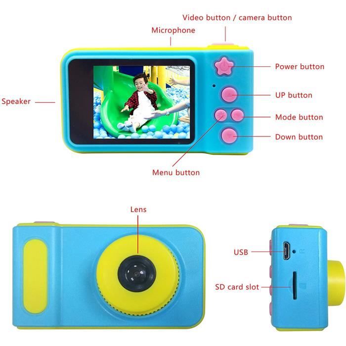 Un appareil photo instantané pour enfants dès 6 ans signé Gloways 📸 Simple à utiliser, il permet de prendre des photos, vidéos et selfies, puis de les imprimer directement. Les enfants peuvent