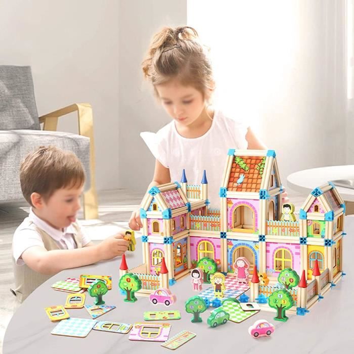 Blocs de construction - Blocs de construction pour enfant en silicone -  jouet éducatif et créatif