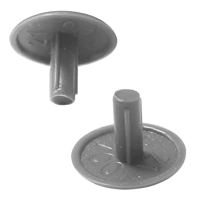 Lot De 4 Capuchons De Vis En Plastique Gris Pour Toboggans Enfants - Pièces De Rechange Accessoires Sécurité