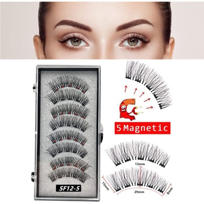 Faux Cils Cils Eyeliner,Cils Naturel,Cils Magnétiques,Faux