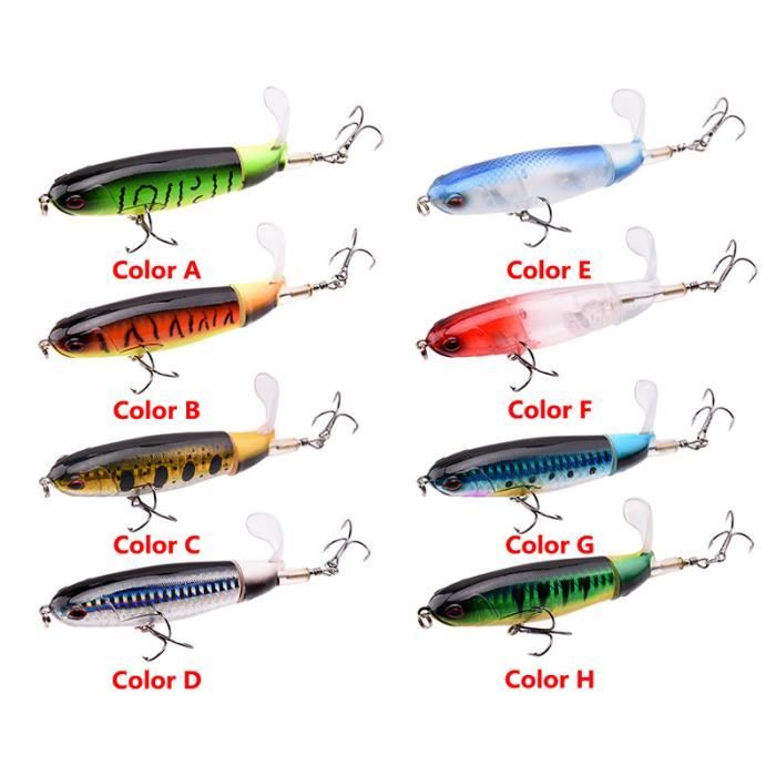Leurre Popper Tsunami Flottant 4″ – Couleur Blue Herring – Neuf Sous Emballage