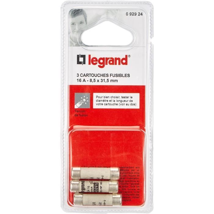 3 Cartucce Fusibile Legrand 250A Con Percussore - Modello 017465 - Nuove
