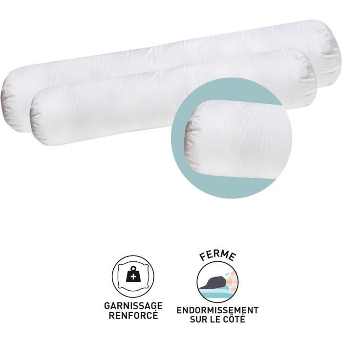 Traversin Tressé Pur Coton – Protection Lit 2 M, Doux, Décoratif, Pour Chambre Enfant Ou Canapé