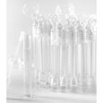 24 tubes forme coeur à bulles de savon spécial mariage - Dimension : 10,5 cm-2