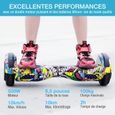 Hoverboard 6,5 Pouces Pour Enfant Et Ados Bluetooth LED Moteur Puissant Overboard Electrique Hover Board Hip-Hop-2