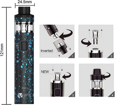 Solo 2 Kit Tout-en-un Cigarette lectronique 3000mAh Batterie 50W Vape Pen Kit de Dmarrage, Sans E-Liquide Sans Nicotine - Cdiscount Au quotidien Solo 2 Kit Tout-en-un Cigarette lectronique 3000mAh Batterie 50W Vape Pen Kit de Dmarrage, Sans E-Liquide Sans Nicotine - Cdiscount Au quotidien