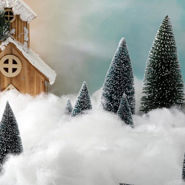 Neige Artificielle Transparente Snoww 140 G - Pour Décoration De Noël, Flocons Scintillants