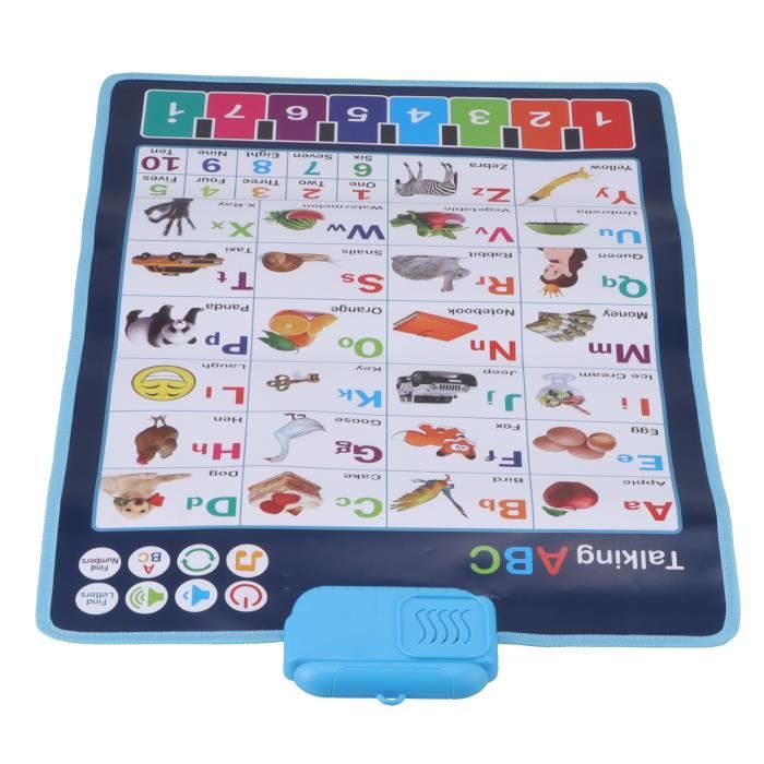 Tableau Mural Audio Pour L'éducation Préscolaire - Jouet D'affiche D'alphabet Parlant éducatif | Affiche D'apprentissage De La Maternelle Tableau Interactif Pour Les De 3 à 4 Ans