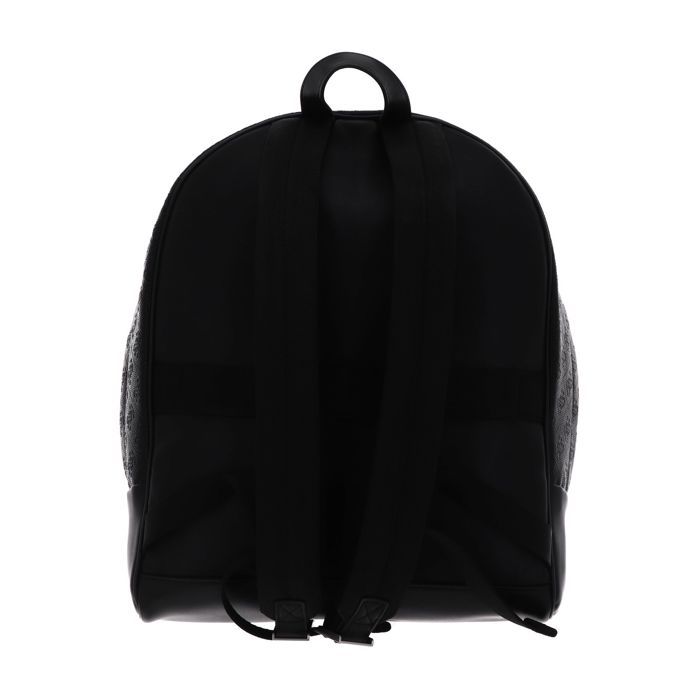 Sac à Dos GUESS Arezzo Compact – Noir, Homme, En Polyester, Avec Fermeture à Rabat