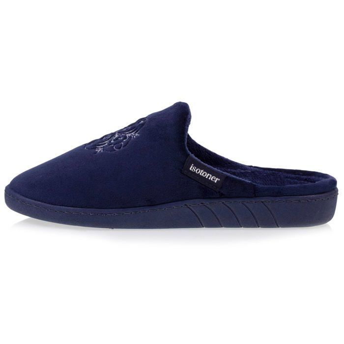 Chaussons Mules Garçon En Polaire - Semelle Ergonomique, Taille 37, Motif Motard, Lavable Machine