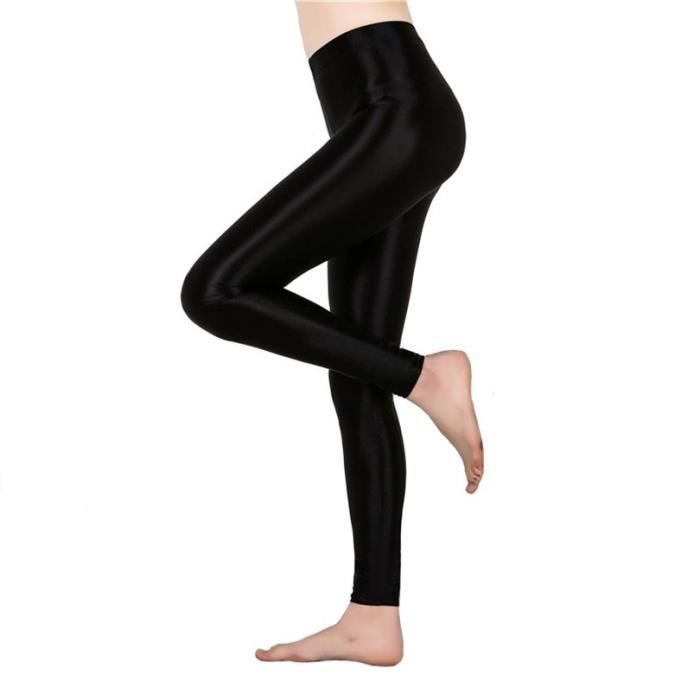 Legging noir top brillant sport