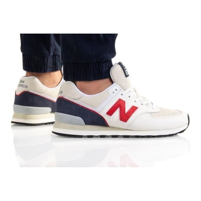 Chaussures NEW BALANCE 574 Creme Homme Adulte Cdiscount Sport