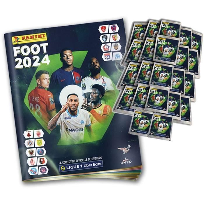 Carte à collectionner Panini Foot 2024 Ligue 1 Blister 13 pochettes + 1 offert Cdiscount