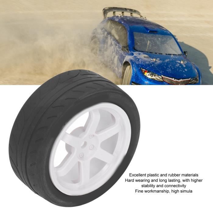 2 Pneus RC Pour 1/8 Scale Buggy/route - Caoutchouc, Jante ABS, Diamètre 100 Mm, Compatible Redcat, Losi, HPI, Etc.