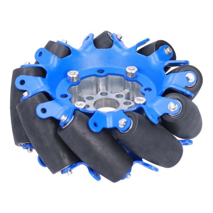 Roue omnidirectionnelle de Voiture RC, Caoutchouc en Nylon de Roue de châssis de Voiture RC pour Un contrôle et Un Suivi faciles de la Direction pour Roue omnidirectionnelle de Voiture RC, Caoutchouc en Nylon de Roue de châssis de Voiture RC pour Un contrôle et Un Suivi faciles de la Direction pour