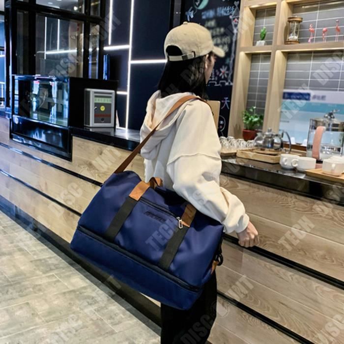 Sac De Sport, Avec Compartiment à Chaussures Sacs De Voyage Imperméables De Gran