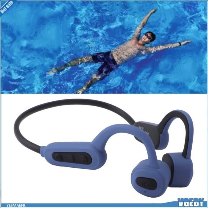 Casque de natation de haute qualité, écouteurs de sport étanches, écouteurs sans fil à conduction osseuse - Chine Casque de natation et casque étanche prix