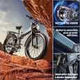 Vélo électrique BURCHDA R5 PRO - Batterie Lithium 48V17.5AH - Freins hydrauliques - Pneus 4.0 - Tout suspendu-3
