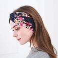 ChangM Bandeaux Boho Fleur Bandeau cheveux Yoga Coton foulard tissu serre-tête pour femmes (pack de 6)-3