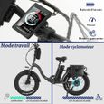 Vélo électrique TODIMART Y20 - Fatbike électrique - 750W - 48V 15Ah - 50-110 km - Pneus CST 20*4.0-3