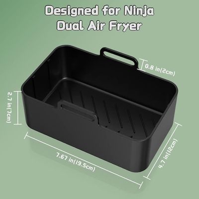 Accessoire Air Fryer,Pour Ninja Foodi Af400Eu Af300Eu 9.5L,2 Paquet Moule Air  Fryer,Airfryer Pot Pour Friteuse Pour Insta[x278] - Cdiscount Electroménager