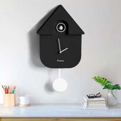 Coucou. et son oiseau Réf. 522 QM - Coucou horloge à quartz de la Forêt Noire - Coucous en bois