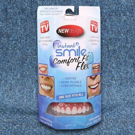 Perfect Smile Instantane Confort Ajustement Flex Dents Top Silicone Carre Cosmetique Achat Vente Cure Dent Perfect Smile Instantane Co Cdiscount
